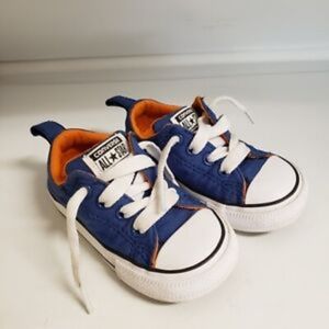 Converse Chuck Taylor All Star low toddler sneakers.